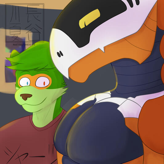 Chest Meme (Apr 2025) Natsu looking surprised at Engel's large chest.